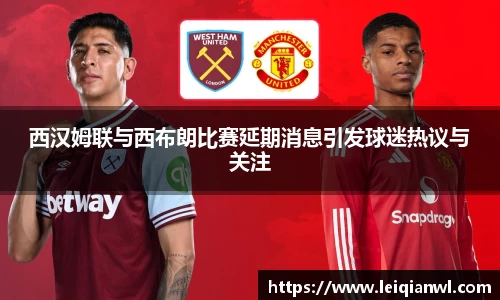 西汉姆联与西布朗比赛延期消息引发球迷热议与关注